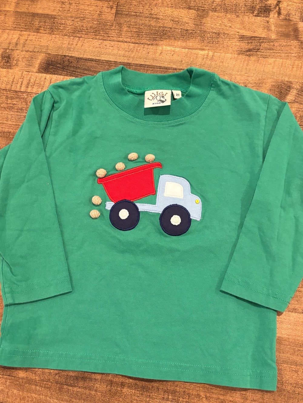 Toddler Green Long-Sleeve Truck Tee by Carter's